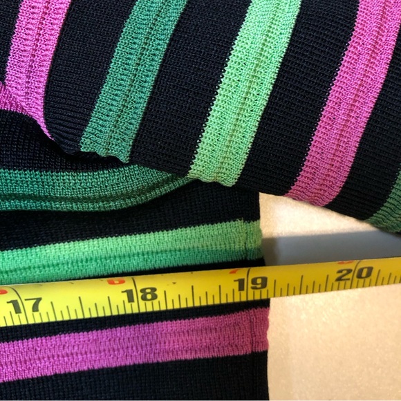 Vintage Exclusively Misook Acrylic Full Zip Sweater Small - Picture 4 of 5